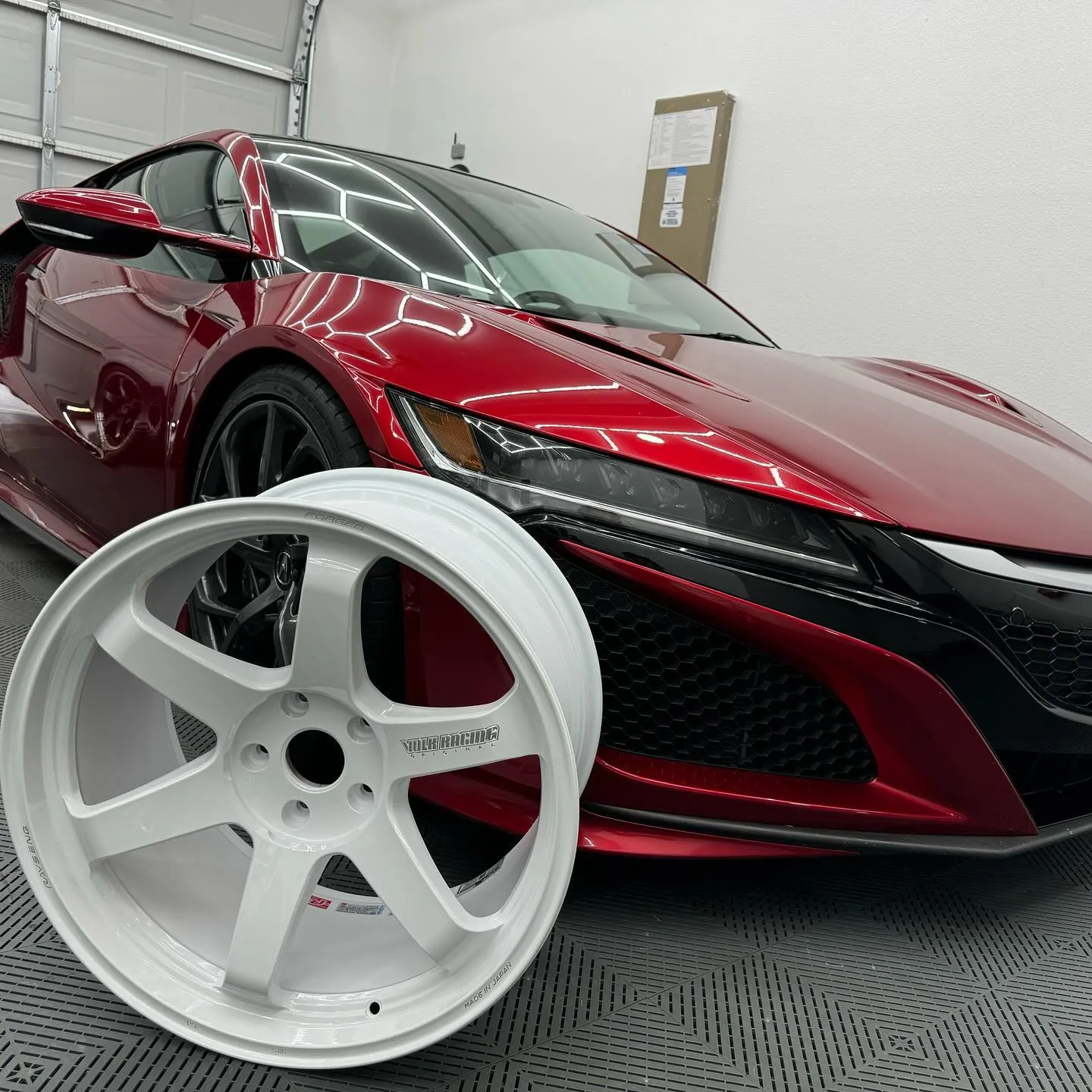 My favorite JDM wheel for the Acura NSX ! Can’t beat that Japan made forge quality!