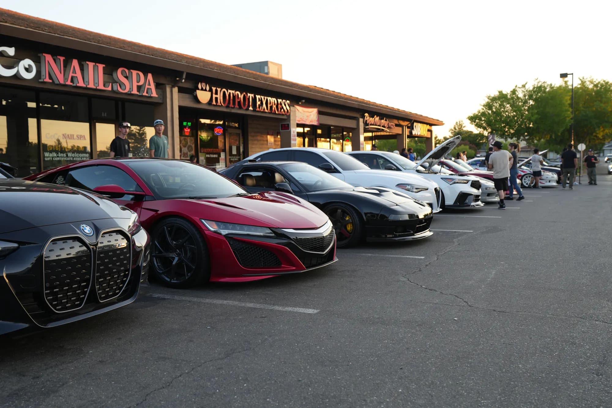 Car meet with the NSX